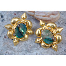 Antahpura Labradorite Stud Earrings
